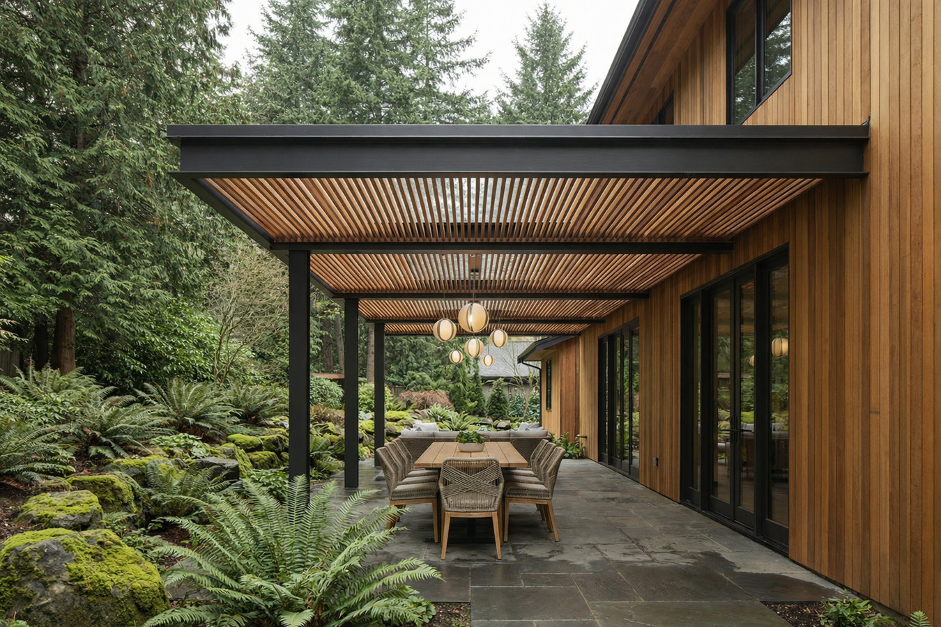 Patio cover installation